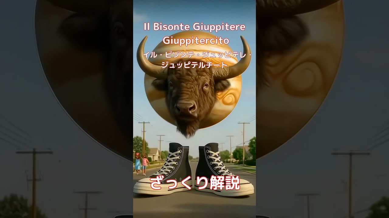【#italianbrainrot 】Il Bisonte Giuppitere Giuppitercito イル・ビゾンテ・ジュッピテレ・ジュッピテルチート【ざっくり解説】