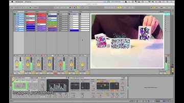 Performance demo of OrigaMIDI, the multi-dimensional MIDI controller and sound-reactant visualizer
