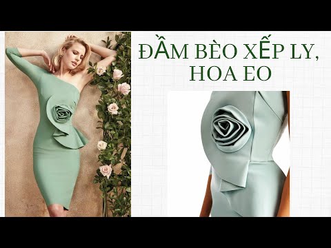 Video Hướng dẫn thiết kế đầm bèo xếp ly hoa eo (how to make... - youtube