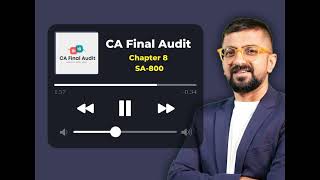 CA Final Audit Chapter-8 Class 1 Part 1