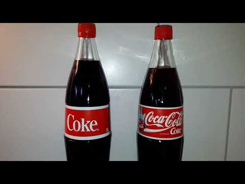 Special Vol.9: Direktvergleich Coca-Cola Glasflasche 1 Liter alt (1995) gegen neu (2020)
