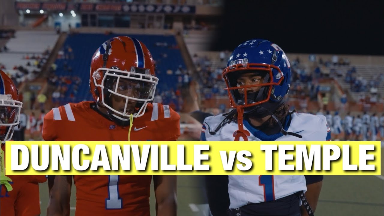 TXHSFB:ROUND 1  #2 DUNCANVILLE vs TEMPLE|| MUST SEE👀|| #viralvideos 