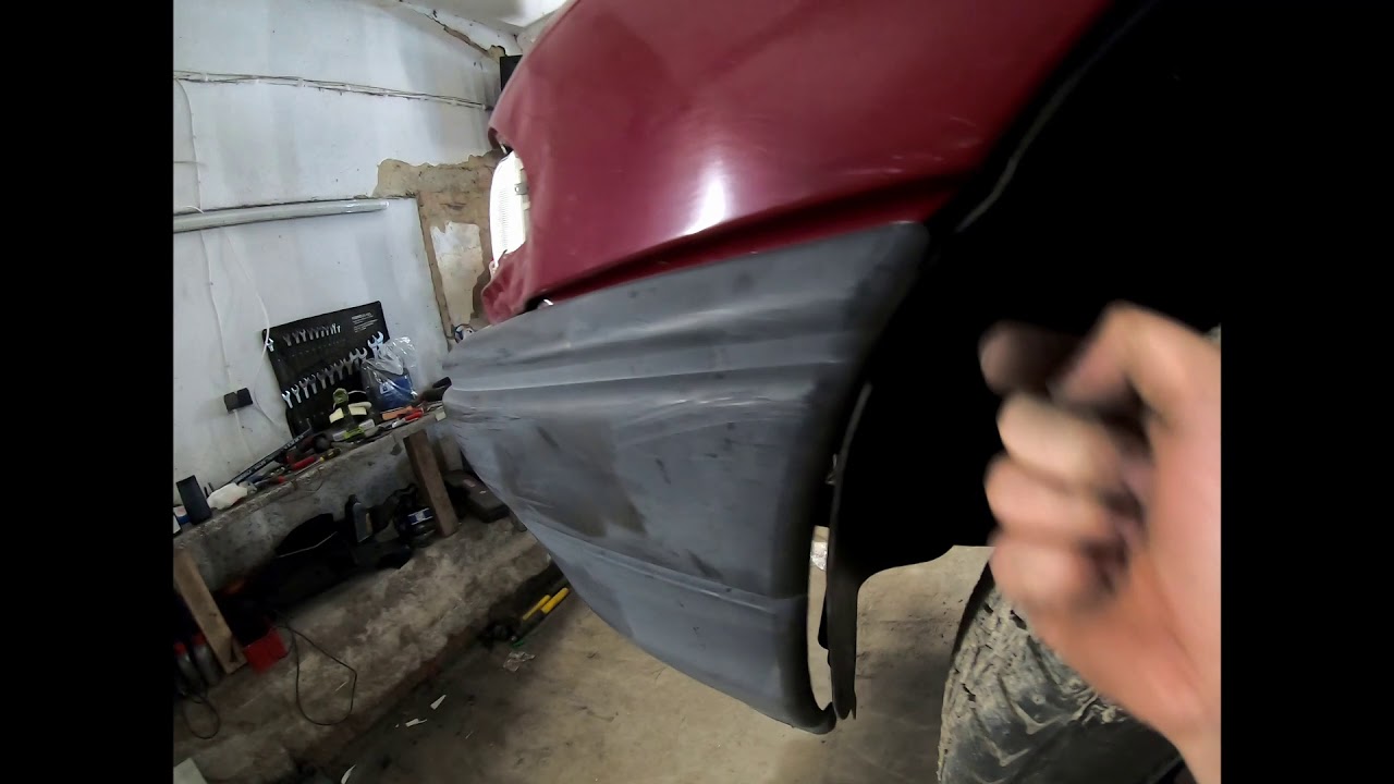 Opel Astra F Die Stossstange Vorne Demontieren Youtube