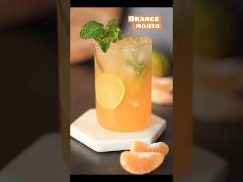 Orange Mojito | ஆரஞ்சு மொஜிடோ | #mojito #recipe #asmr #mojitorecipe #orangemojito #food