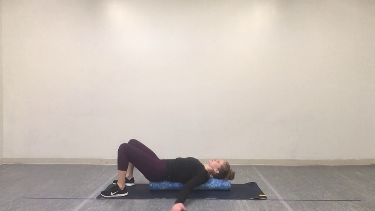 Foam roller snow angels YouTube