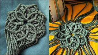 Macrame Pattern Cup holder / Table napkin / part 1