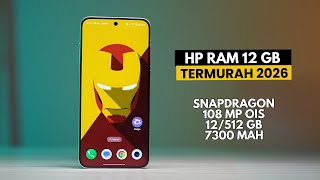 7 HP RAM 12GB Termurah \u0026 Terbaik Januari 2026!