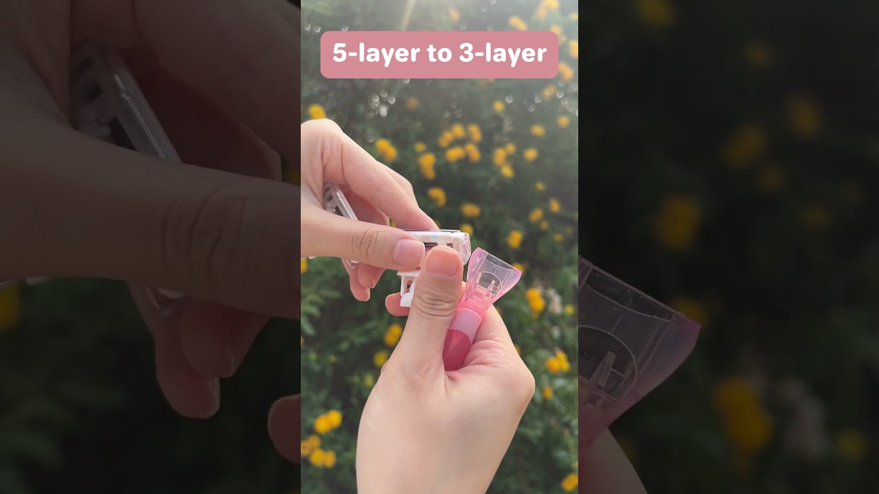 ✨ 2-in-1 Razor Handle: Switch Between 3 & 5 Blade Heads! 🪒