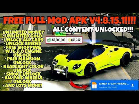 #2023 NEW UPDATE🔥 Car Parking Multiplayer New 4.8.15.1 Mod Apk Latest Version | Max Money Unlock All