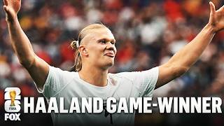 Erling Haaland Delivers Late Go-Ahead Goal for Norway Against Ivory Coast