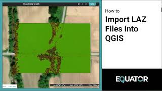 Importing a LAZ file into QGIS