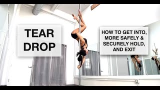 How to do a Tear Drop Variation Shape - Pole Dancing Tutorials by ElizabethBfit
