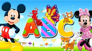 Mickey Mouse Learn Alphabet with Animal ABC Phonics - Drenn TV