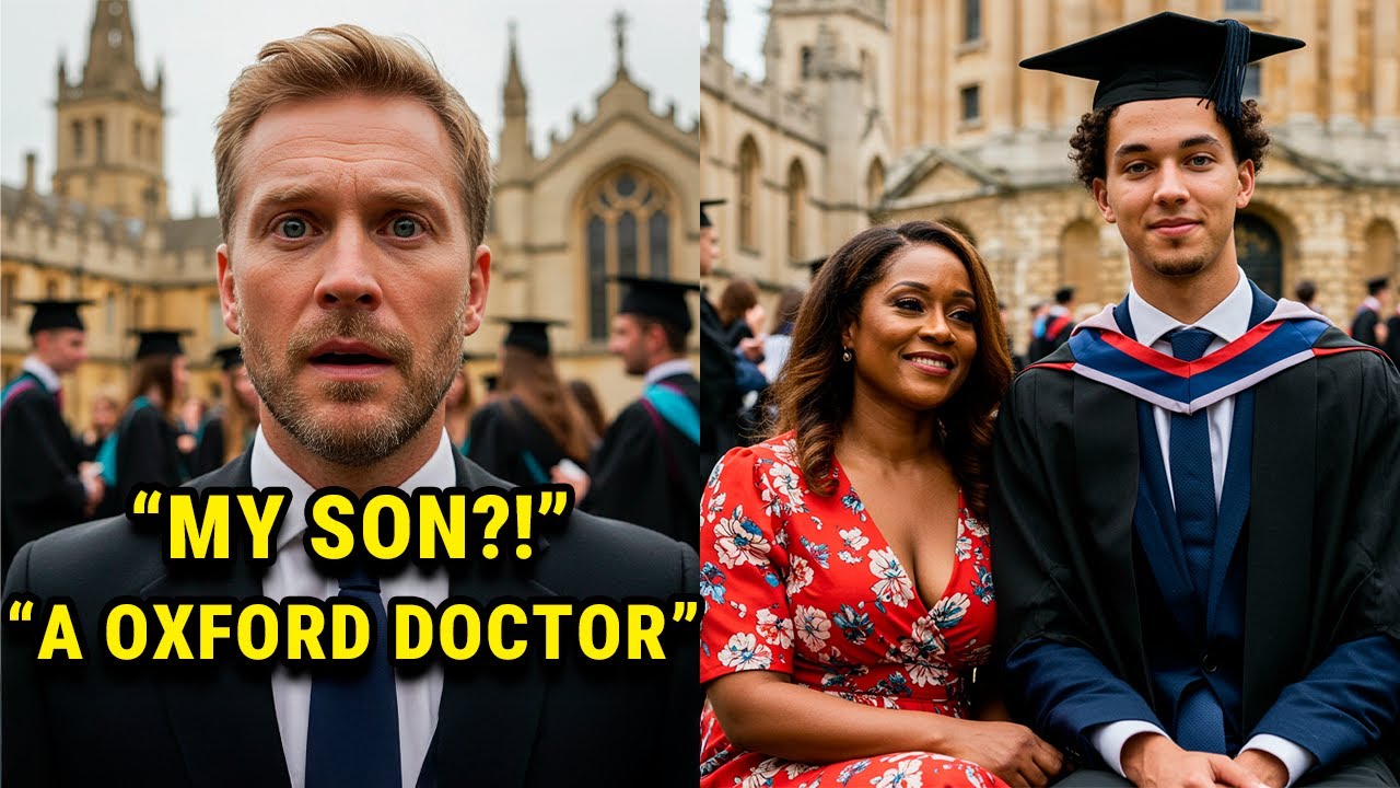 Millionaire Freezes At OXFORD MEDICINE Graduation When He Sees His Black Ex-Wife With a Man Like Him