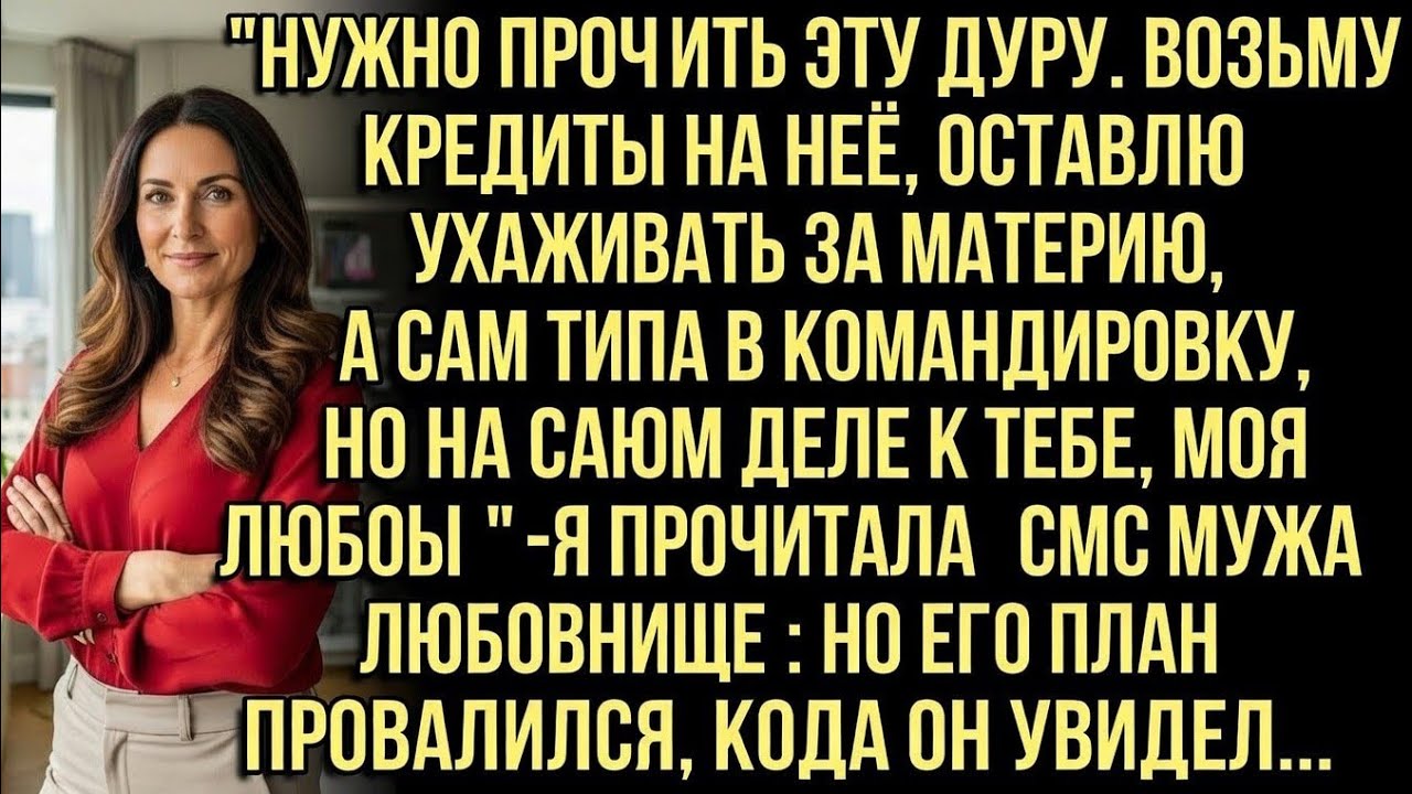 «Кредиты на неё, уйду к любовнице» — SMS мужа. План рухнул, когда он увидел...