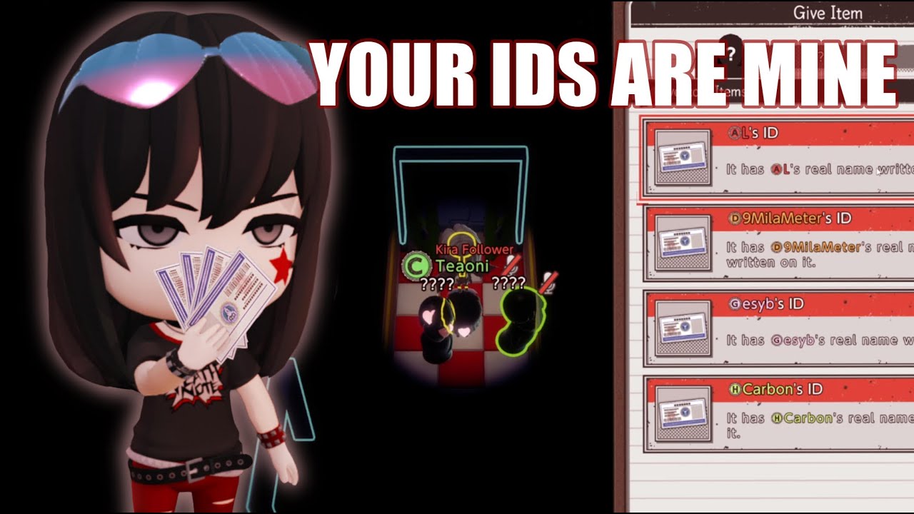 I STOLE EVERYONE'S IDS to SNIPE L | DEATH NOTE: Killer Within - YouTube