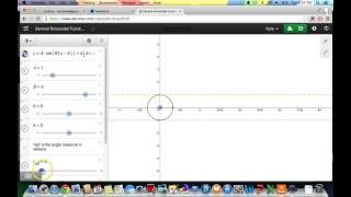 Exploring The General Sine Function with Desmos