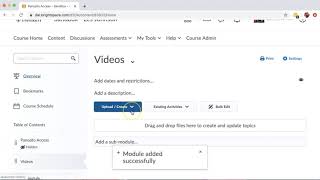 How to Share a Panopto Video in Brightspace