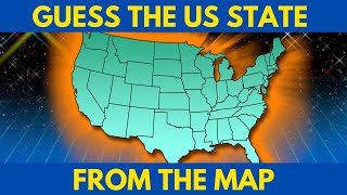 Guess the US State on the Map Quiz | Geography Quiz