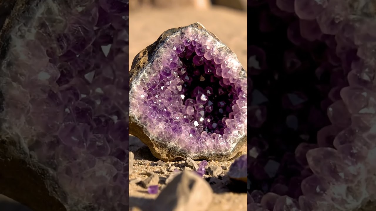 Amethyst Geode – Deep Purple Crystal Cave