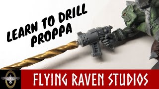 How to drill a barrel with a Pin vice / Twist drill
In this modelling Bitesize video, Jon goes through how to use a pin vice (also known as a pin drill or twist drill). After going through how to get the best out of this very handy bit of kit, Jon shows you how to drill a barrel on your favourite table top minis.
It does not matter if you are building Tabletop Minis, Gunpla, Scale Models, or anything else within the world of modelling. Flying Raven Studios is exploring the world of miniature modelling to help you get the best information so you can get the most out of your hobby.
If you have any questions or comments or ideas, please drop them in the comments and join the Flying Raven Community!
RESOURCE LIST for this video
(you may not need all of the below to build your mini, this is just what I used):
MODEL:
- Warhammer 40,000 Orks Beast Snagga Boy
EQUIPMENT:
- Micro drill set
- Twist drill
Credit: Music - www.bensound.com How to drill a barrel with a Pin vice / Twist drill