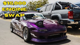 I Put a $15,000 Engine In My $500 Miata