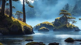 CALM - calming ethereal ambient - meditative sounds with tranquil dreamscape visuals