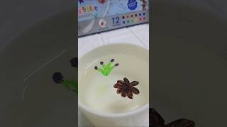 Floating Marker 💜💚 | #shorts #viral #trending #shortvideo #viralvideo #art#drawing#diy| Rose Savvy