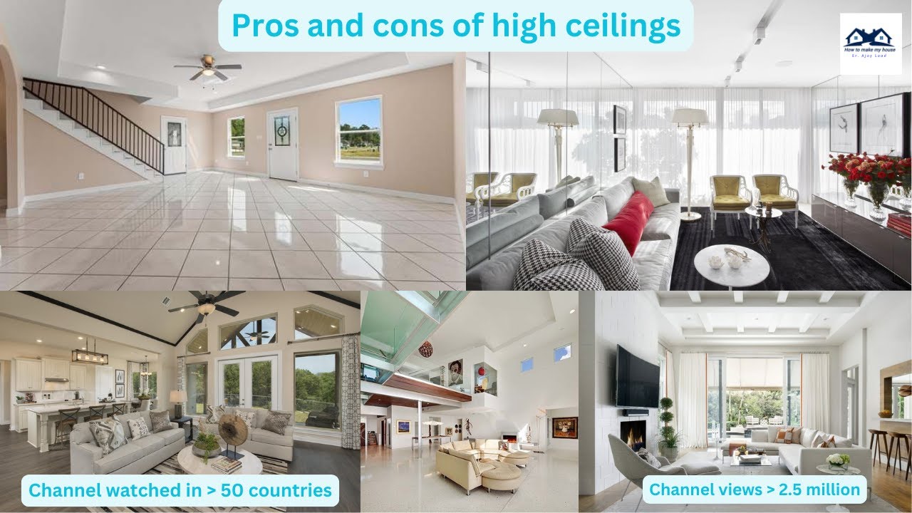 Pros and cons of high ceilings | The Benefits and Drawbacks of Having High Ceilings in Your New Home