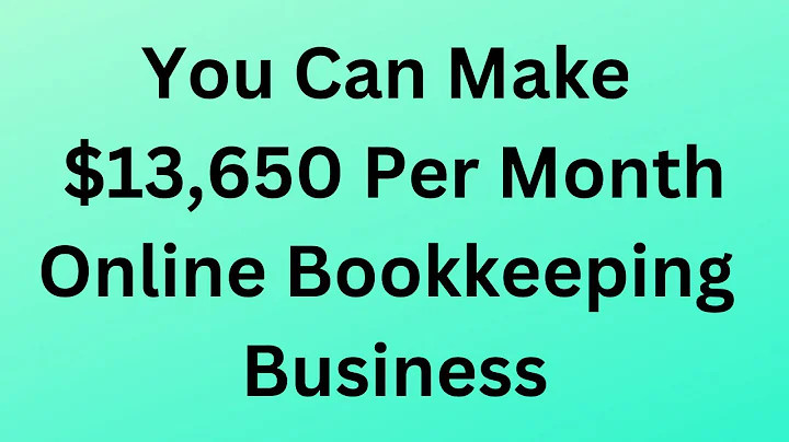 How I Make $13,650 Per Month - Online Bookkeeping Business