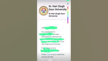 Fee payment of PG programs started in Dr.Hari Singh University.