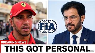 FIA's New Statement On Lewis Hamilton Shocks The Entire Paddock