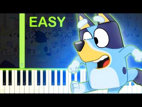 Dance Mode Song | BLUEY - EASY Piano Tutorial