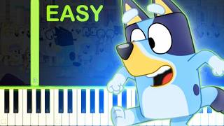 Dance Mode Song | BLUEY - EASY Piano Tutorial