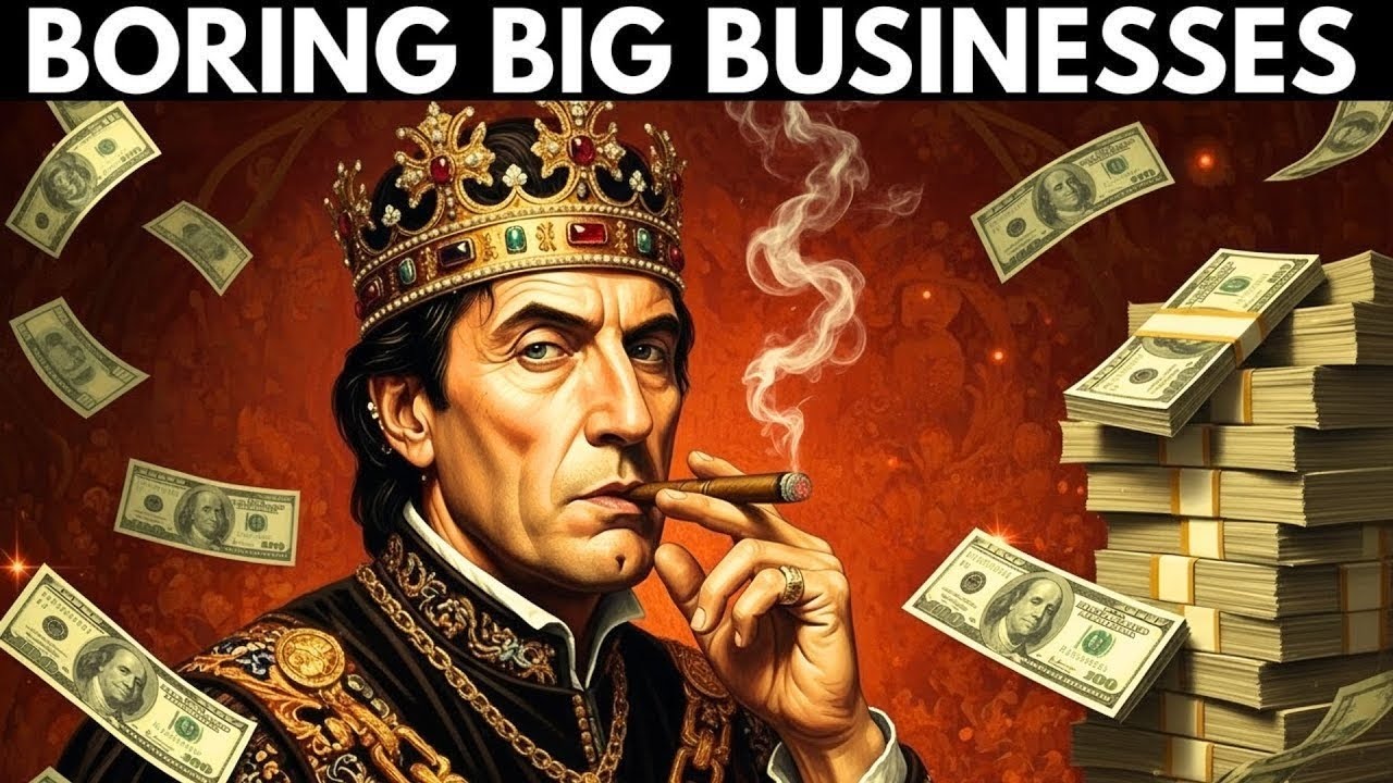 6 BORING Businesses That Always Make Millionaires (90% Success Rate?)