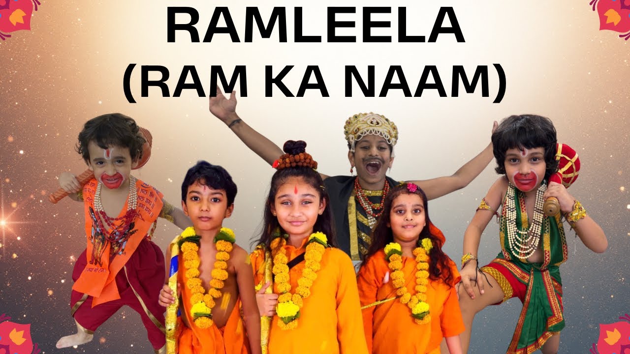 Ramleela (Ram Ka Naam) | Aabhas – Shreyas ft. Saahir Joshi | Ram Bhajan | Kids Ramleela 