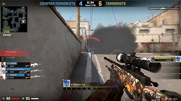 [CS:GO] AWP 1v4 Clutch (ACE)