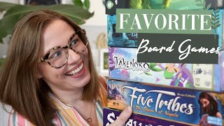 My 5 Favorite Board Games Right Now | Photosynthesis, Mysterium, Takenoko, Five Tribes & Small World