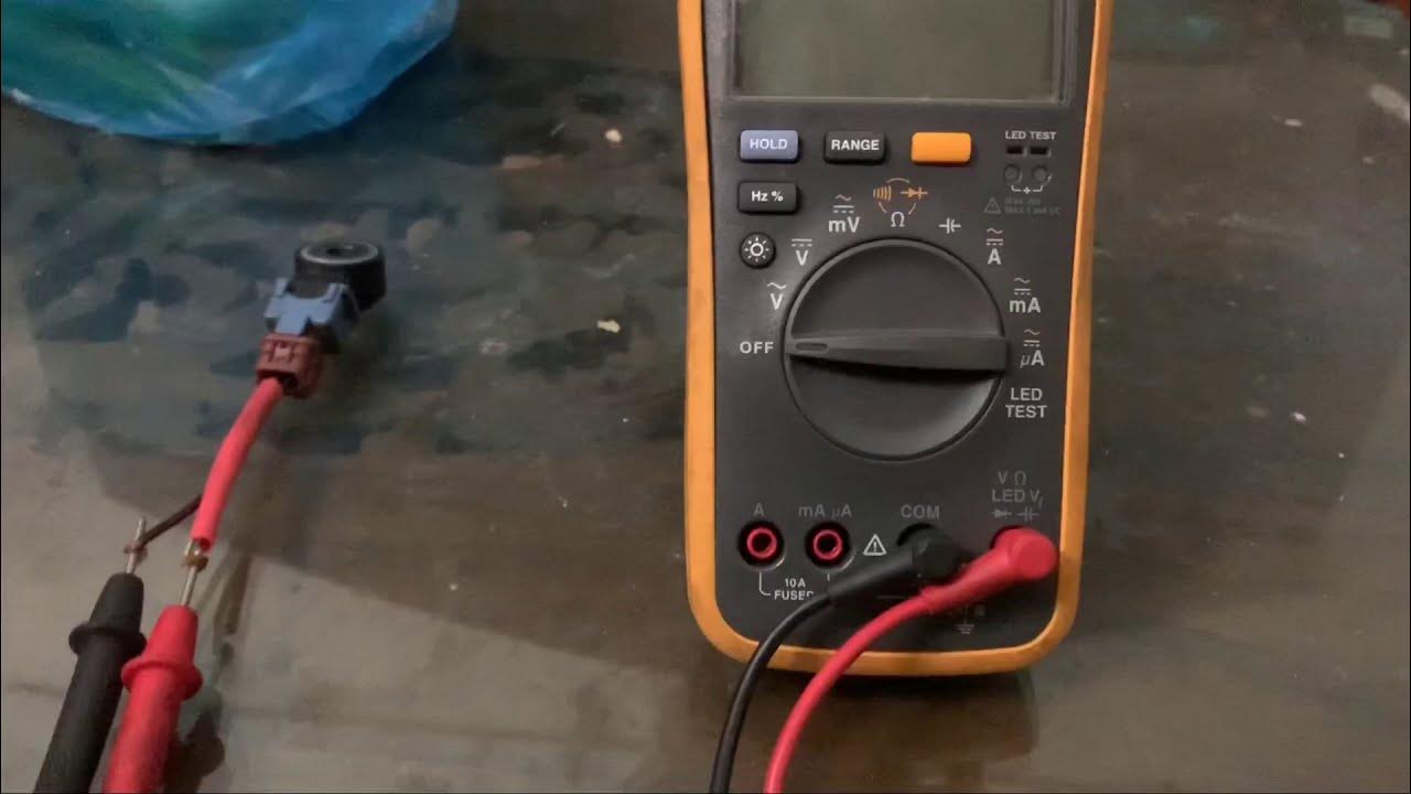 TESTING KNOCK SENSOR USEING MULTIMETER - YouTube