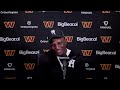 S Jeremy Reaves Speaks to the Media After Signing an Extension | Washington Commanders