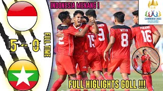  Highlights Gol Hasil Pertandingan Timnas Indonesia U22 Vs Myanmar U22  Sea Games 2023