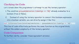 Understanding the Ternary Operator with Boolean Variables in C#