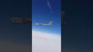Russian jet intercepted a B-52 this afternoon