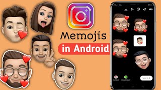 How To Add Memoji /Animoji In Instagram Story On Android || Animoji & Memoji Tutorial On Android screenshot 1