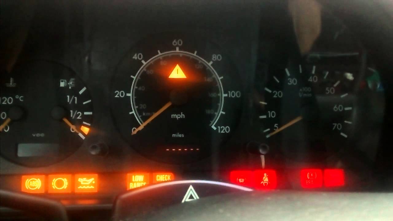 W163 instrument cluster YouTube