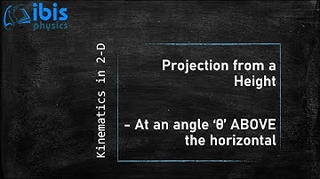 Projection from a Height at an Angle ABOVE the Horizontal