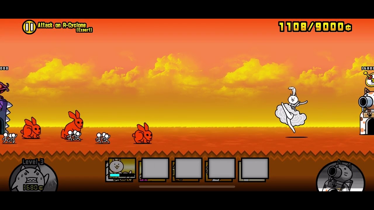 Red Cyclone Red cyclone fail battle cats - YouTube