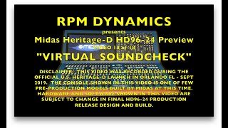 HD96 PREVIEW 18 - VIRTUAL SOUNDCHECK Midas Hd96 Virtual Soundcheck
