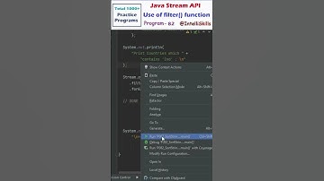 Program 82 | Java 8 Features | Use filter() in Java Stream API #Shorts #java #coding #programming