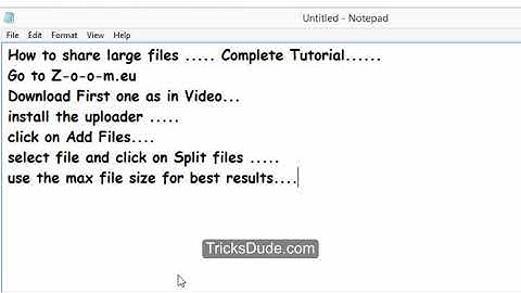 Uploading Large files in Cloud - Tutorial